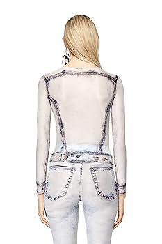 Y2K DIESEL ディーゼル セカンドスキン パワーネット シアートップ長袖 Y2K DIESEL ディーゼル セカンドスキン パワーネット シアー